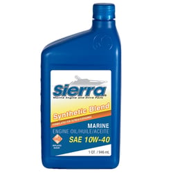 Picture of Sierra 18-9551-2 10W-40 FC-W 4-Cycle Outboard Synthetic Blend Oil, Quart