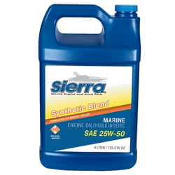 Picture of Sierra 18-9552-3 25W-50 FC-W 4-Cycle Outboard Synthetic Blend Oil 4 Liter