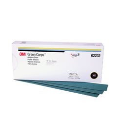 Picture of 3M 02232 Green Corps Stikit Production Sheet 36E Grit Sandpaper