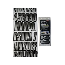 Picture of Hardline Products SIBKG300 3" Carbon Fiber Registration Kit with Block Font