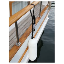 Picture of Davis Instruments 2450 Shockles Fender Friend Twin Eye Adjustable Boat Fender Holder Black