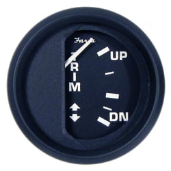 Picture of Faria Instruments 12828 Euro Black 2" Trim Gauge Mercury Yamaha Volvo