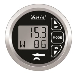 Picture of Faria Instruments 13752 Chesapeake SS 2" Dual Depth Sounder with Air & Water Temperature