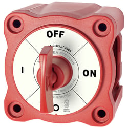 Picture of Blue Sea Systems 6005 Mini Battery Switch On/Off with Removable Key