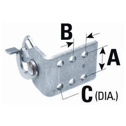 Picture of Seastar Solutions 035531 Dual Control Cable Bracket with Clip for 3300 Series