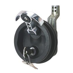 Picture of Perko 1091DP3BLK Surface Mount Lock & Latch with Straight Cam Bar