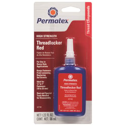 Picture of Permatex 27140 High Strength Threadlocker Red 36ml