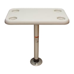 Picture of Springfield Marine 1690107 Rectangle Boat Table Package 16x28 White
