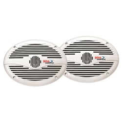 Picture of Boss Audio Systems MR690 6x9 Inch Marine Oval Speakers White Pair 350W