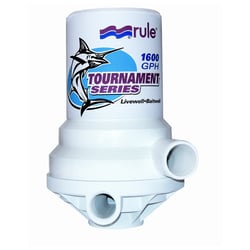Picture of Rule Industries 209FDP Tournament Series 1600 GPH Dual Port Livewell Pump