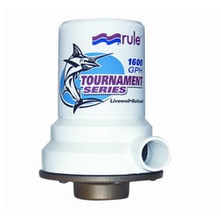 Picture of Rule Industries 209B Tournament Series 1600 GPH Livewell Pump with Bronze Base