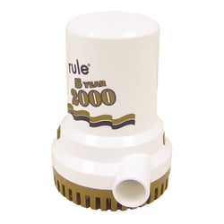 Picture of Rule Industries 09 2000 GPH Gold Series Non-Automatic Submersible Electric Bilge Pump 12V