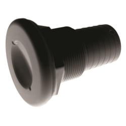 Picture of T-H Marine TH-1500-B 1-1/2 Inch Straight Thru-Hull Fitting - Black