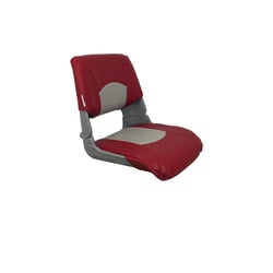 Picture of Springfield Marine 1061018 Skipper Standard Fold Down Boat Seat Gray/Red