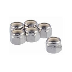 Picture of Seastar Solutions HF6008 1/2 NF Nylon Insert Lock Nuts 6-Pack