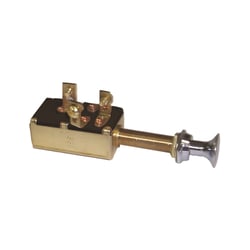 Picture of Sierra MP39640 On/Off/On SPDT Push Pull Switch with Chrome Brass Knob