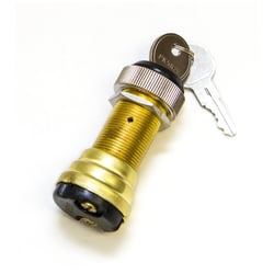 Picture of Sierra MP39820-1 Brass Ignition Starter Switch 2 Position 12V 15A