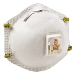 Picture of 3M 54343 BX/10 VALVED N95 