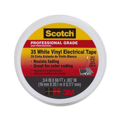 Picture of 3M 10828 Scotch #35 Vinyl Electrical Tape 3/4" White
