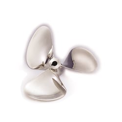 Picture of Solas A002-130-13 Stainless Steel Propeller 13x13 Left Hand 3-Blade 1" Bore