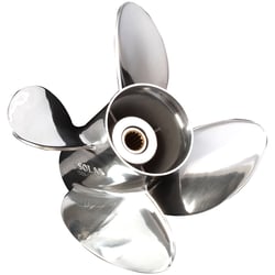 Picture of Solas 1553-141-19 HR Titan Stainless Steel 4-Blade Propeller for Mercury