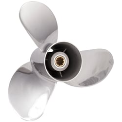 Picture of Solas 3121-093-10 Stainless Steel Propeller for Yamaha/Honda 8-15HP 10 Pitch