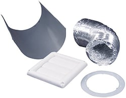 Picture of Pinnacle 181059 Outside Vent Kit White for RV Clothes Dryer