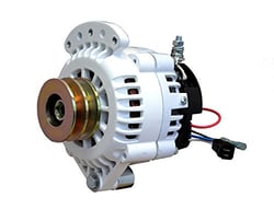 Picture of Balmar 621120DV 120 Amp 12V Marine Alternator Single Foot Spindle Mount Dual Vee Pulley