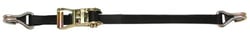 Picture of Cargobuckle F14060 Ratchet Tie-Down Strap 1" x 12' Double J-Hooks