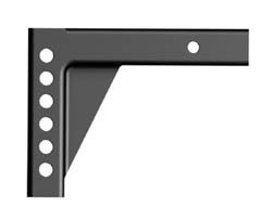 Picture of Fastway 90-02-4200 Adjustable Ball Mount Shank 4" Drop 8" Rise 12" Length