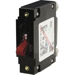 Picture of Blue Sea Systems 7250i 100A Single Pole Circuit Breaker - Red Toggle