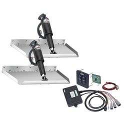 Picture of Lenco TT12X18E 12" x 18" Edge Mount Trim Tab Kit with Tactile Switch