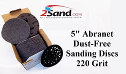 Picture of Mirka 9A-232-220 Abranet 5" Mesh Sanding Disc 220 Grit 50-Pack
