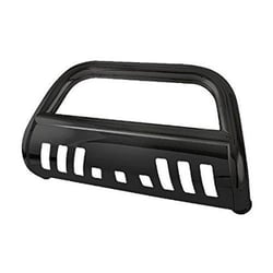 Picture of TrailFX B0030B 3 Inch Bull Bar with Skid Plate Black Powder Coated Steel