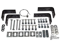 Husky Towing 31622 Bracket Kit for Fifth Wheel Hitch 10-Bolt Rail Installation — image 4