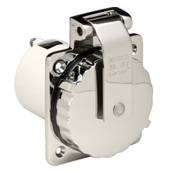 Picture of Marinco 303SSEL-B 30A 125V Stainless Steel Power Inlet
