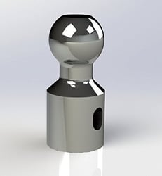 Picture of Weigh Safe WSB-L 1-7/8" Chrome Hitch Ball 7,500 lbs GTW