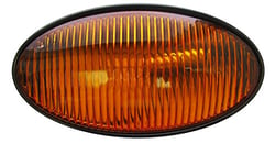 Picture of Optronics RVPL5ABP Oval RV Porch Light Without Switch Amber Lens
