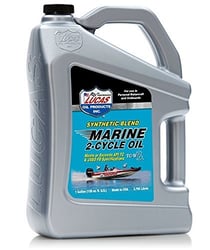 Picture of Lucas Oil 10861 Synthetic Blend 2-Cycle Marine Oil - 1 Gallon