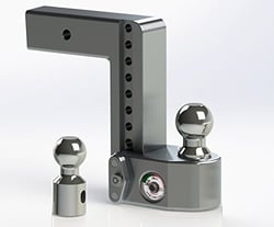 Picture of Weigh Safe WS8-2.5 Adjustable Drop Hitch 8" Drop 2.5" Shank with Scale
