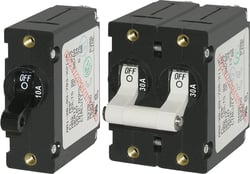 Picture of Blue Sea Systems 7210 AC/DC Magnetic Circuit Breaker 15 Amp White Single Pole