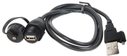 Picture of Fusion Electronics USA MS-CBUSBFM1 Panel Mount USB Charging Connector