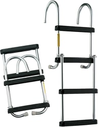 Picture of Garelick 1235021 EEz-In Removable 4-Step Folding Pontoon Boarding Ladder