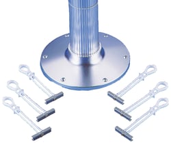 Picture of Garelick 21026 Pedestal Mounting Kit Toggle Bolt Anchors 6-Pack