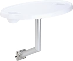Picture of Garelick 75359 Oval Acrylic Table with Side Mount Bracket