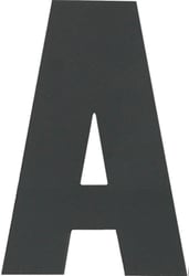 Picture of Hardline Products 3SCWPP 3-Inch White Registration Letters - Dyer Font (10 Pack)