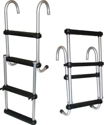 Picture of Jif Marine ASC5 5-Step Removable Folding Pontoon Ladder Anodized Aluminum