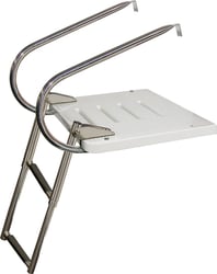Picture of Jif Marine EKT 2-Step I/O Transom Platform with Telescoping Ladder