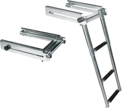 Picture of Jif Marine FGB3 3-Step Locking Side Mount Telescoping Ladder