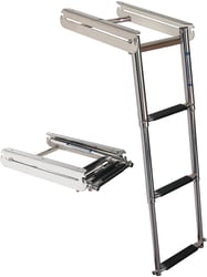 Picture of Jif Marine FOGS-3 3-Step Under Platform Sliding Ladder Stainless Steel